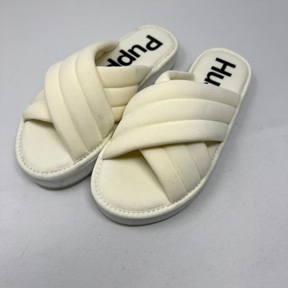 Hush Puppies  Size 8 med comfy slides